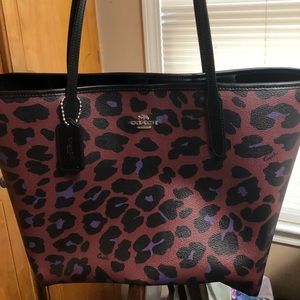 Coach Purse Leopard print
